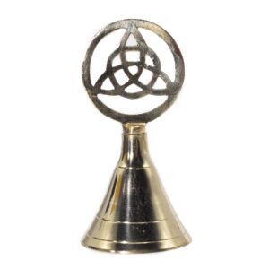 Campanella da Altare in Ottone con Simbolo Triquetra