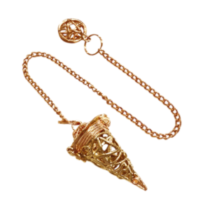 Pendolo con Pentagramma Gabbia in Rame