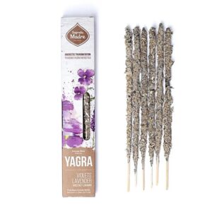 Sagrada Madre Incenso Linea Yagra - Violetta e Lavanda 8 Sticks