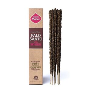 Sagrada Madre Incenso Linea Palo Santo - Palo Santo con Mirra 8 Sticks