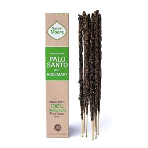 Sagrada Madre Incenso Linea Palo Santo - Palo Santo con Rosmarino 8 Sticks