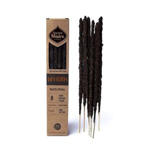 Sagrada Madre Incenso Linea Natural - Mirra 8 Sticks