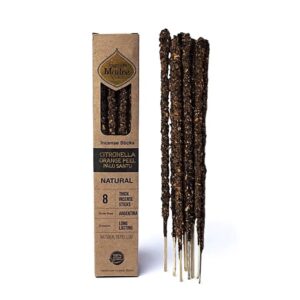 Sagrada Madre Incenso Linea Natural - Citronella, Arancia e Palo Santo 8 Sticks