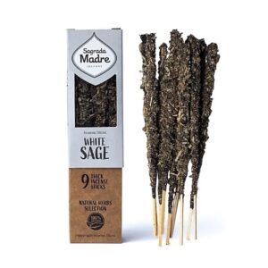 Sagrada Madre Incenso Linea alle Erbe - Salvia Bianca 8 Sticks