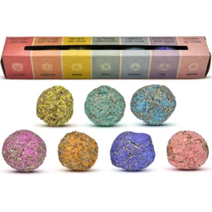 Sagrada Madre Incenso in Palline Smudge - Sette Chakra