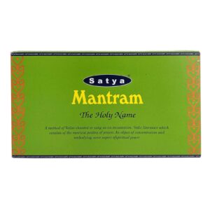 Satya Scatola di Incensi Mantram The Holy Name
